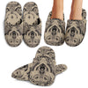 Indian Boho Wolf Slippers