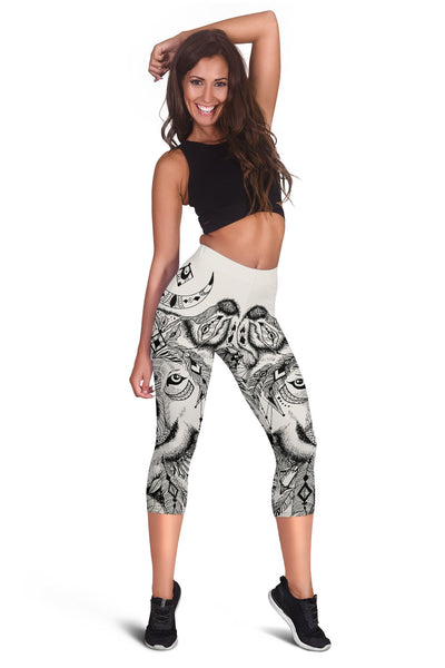 Indian Boho Wolf Women Capris