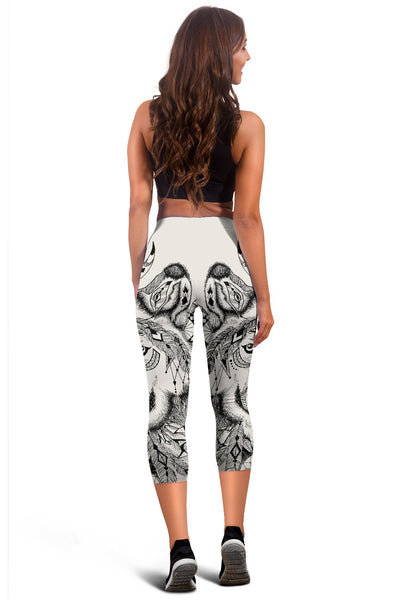 Indian Boho Wolf Women Capris