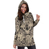 Indian Boho Wolf Women Hoodie Dress