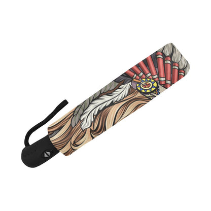 Indian girl Automatic Foldable Umbrella