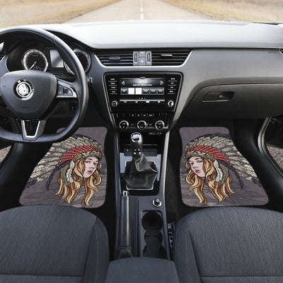 Indian Girl Car Floor Mats