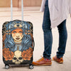 Indian Girl Wolf Luggage Cover Protector