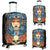 Indian Girl Wolf Luggage Cover Protector