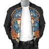 Indian Girl Wolf Men Casual Bomber Jacket