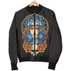 Indian Girl Wolf Men Casual Bomber Jacket