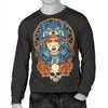 Indian Girl Wolf Men Crewneck Sweatshirt