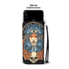 Indian Girl Wolf Wallet Phone Case