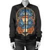 Indian Girl Wolf Women Casual Bomber Jacket