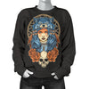 Indian Girl Wolf Women Crewneck Sweatshirt