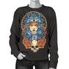 Indian Girl Wolf Women Crewneck Sweatshirt