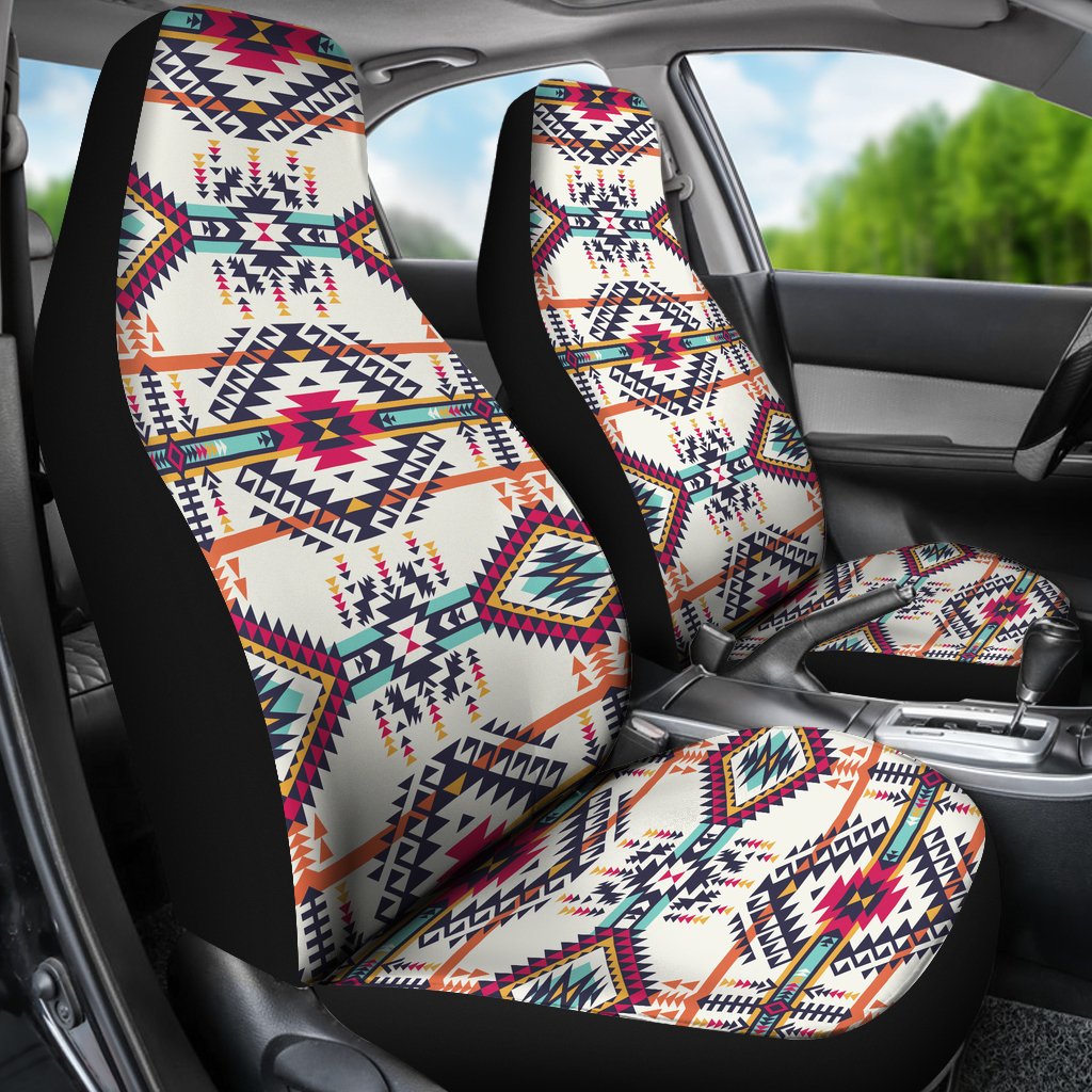 Indian Navajo Art Themed Design Print Universal Fit Car Seat Covers