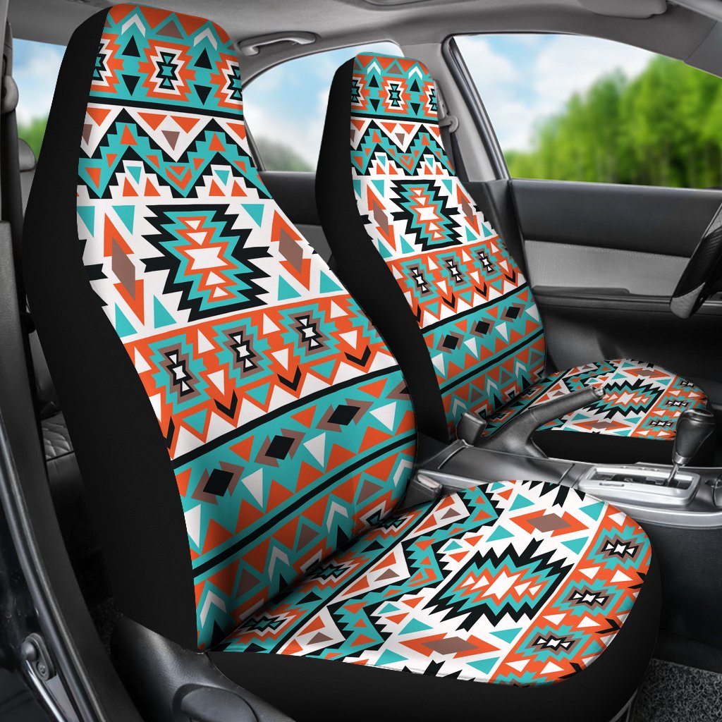 Indian Navajo Ethnic Themed Design Print Universal Fit Car Seat Covers