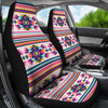 Indian Navajo Neon Themed Design Print Universal Fit Car Seat Covers