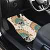 Indian Skull Pattern Car Floor Mats