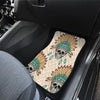 Indian Skull Pattern Car Floor Mats