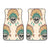 Indian Skull Pattern Car Floor Mats