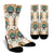 Indian Skull Pattern Crew Socks