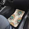 Indian Skull Pattern Front and Back Car Floor Mats