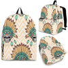 Indian Skull Pattern Premium Backpack