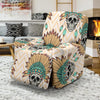 Indian Skull Pattern Recliner Slipcover-JORJUNE.COM