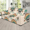 Indian Skull Pattern Sofa Slipcover-JORJUNE.COM