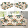 Indian Skull Pattern Sofa Slipcover-JORJUNE.COM