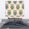 Indian Skull Pattern Tapestry