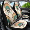 Indian Skull Pattern Universal Fit Car Seat Covers