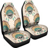 Indian Skull Pattern Universal Fit Car Seat Covers