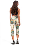 Indian Skull Pattern Women Capris