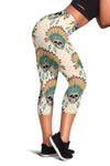 Indian Skull Pattern Women Capris