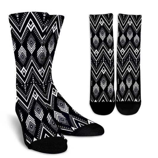 Indians Tribal Aztec Crew Socks