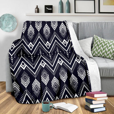 Indians Tribal Aztec Fleece Blanket