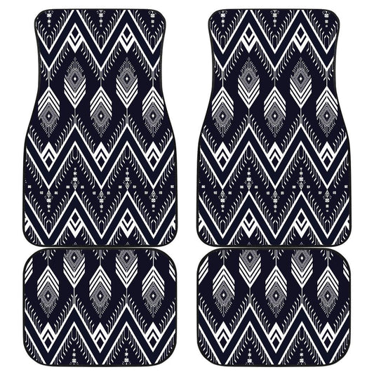 Indians Tribal Aztec Front and Back Car Floor Mats