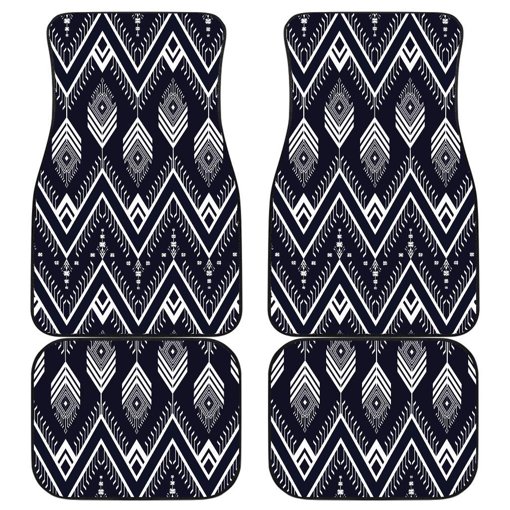 Indians Tribal Aztec Front and Back Car Floor Mats