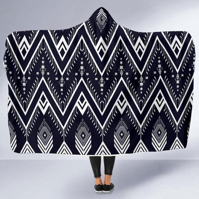 Indians Tribal Aztec Hooded Blanket-JORJUNE.COM