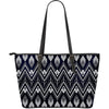 Indians Tribal Aztec Large Leather Tote Bag