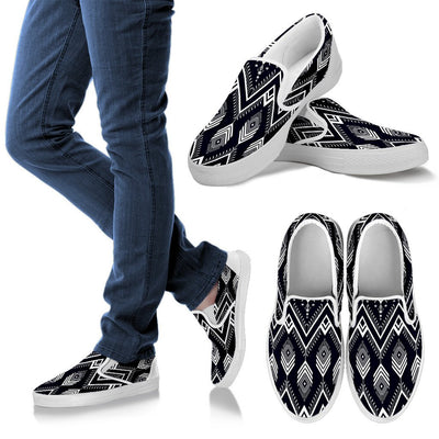 Indians Tribal Aztec Men Slip On Shoes