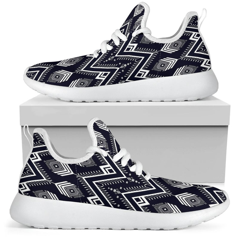 Indians Tribal Aztec Mesh Knit Sneakers Shoes