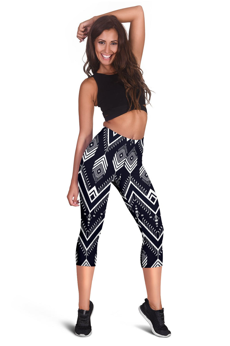 Indians Tribal Aztec Women Capris