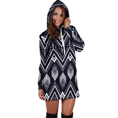 Indians Tribal Aztec Women Hoodie Dress