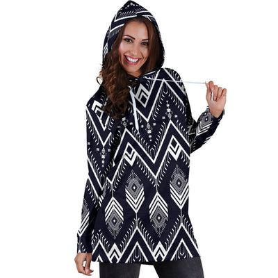 Indians Tribal Aztec Women Hoodie Dress