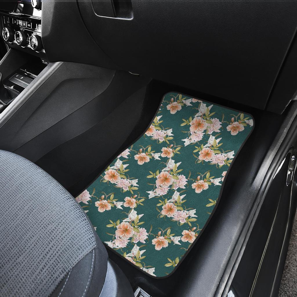 Iris Pattern Print Design IR01 Car Floor Mats-JorJune