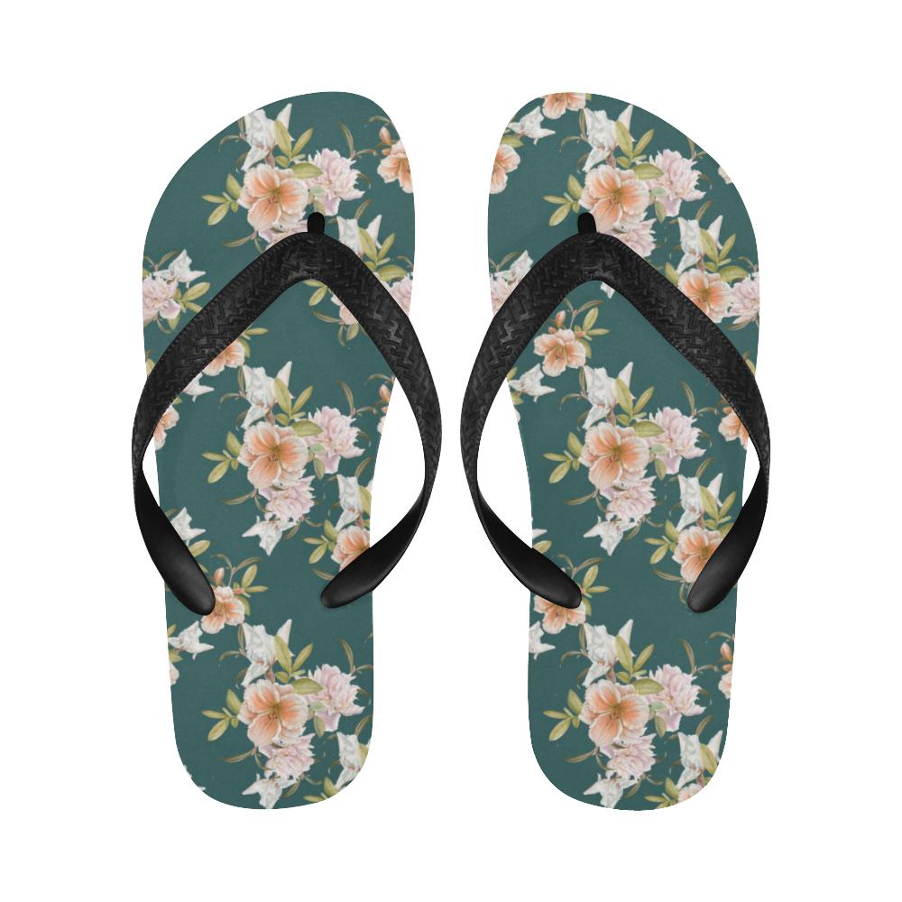 Iris Pattern Print Design IR01 Flip Flops-JorJune