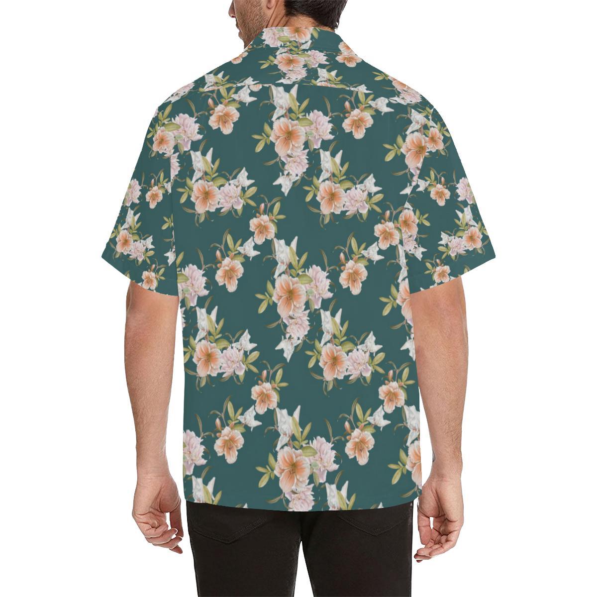 Iris Pattern Print Design IR01 Men Hawaiian Shirt-JorJune