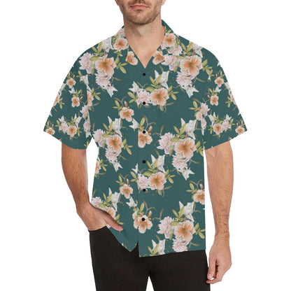 Iris Pattern Print Design IR01 Men Hawaiian Shirt-JorJune