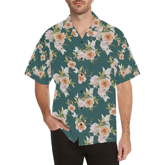 Iris Pattern Print Design IR01 Men Hawaiian Shirt-JorJune