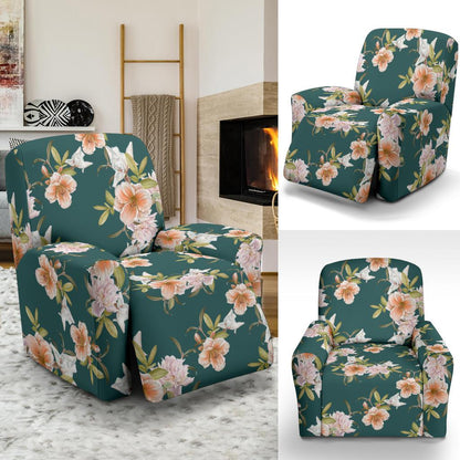 Iris Pattern Print Design IR01 Recliner Slipcover-JORJUNE.COM