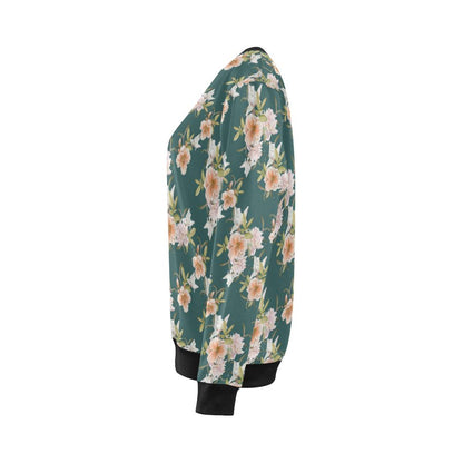 Iris Pattern Print Design IR01 Women Long Sleeve Sweatshirt-JorJune